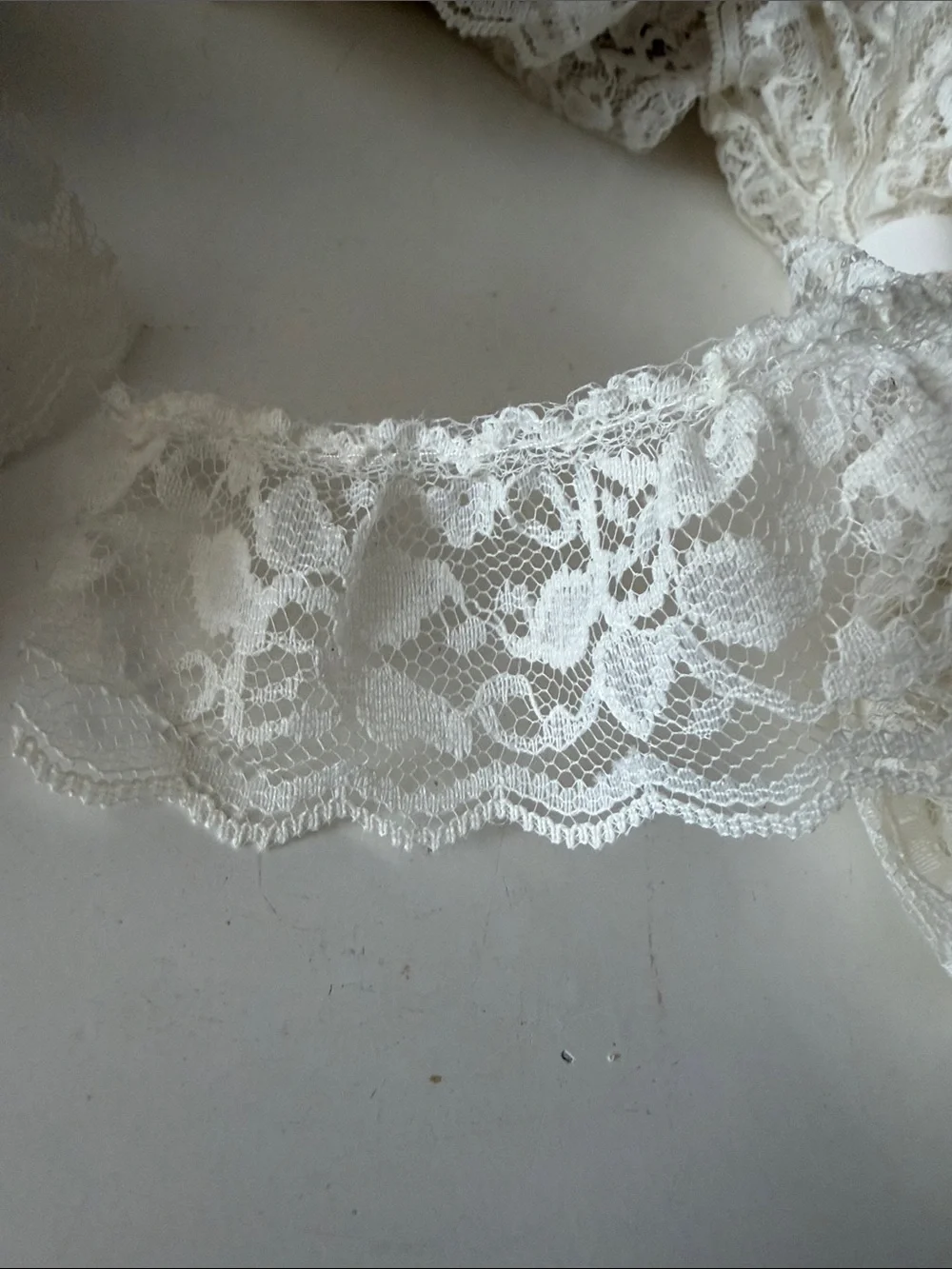 Lace Trim Ribbon Bundle – Pink & White Decorative Lace